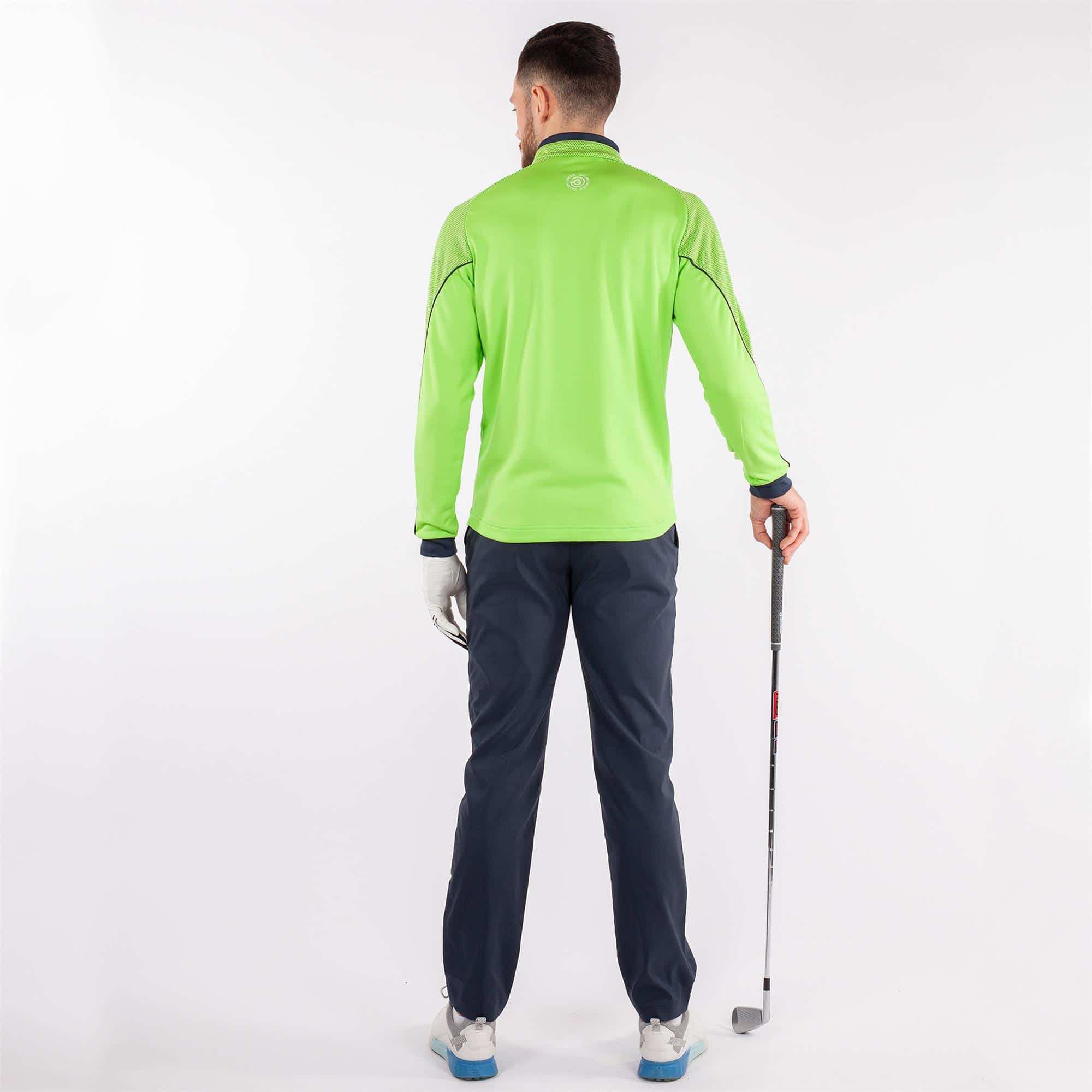 Galvin Green Daxton Insula Golf Pullover Lime/Navy/White