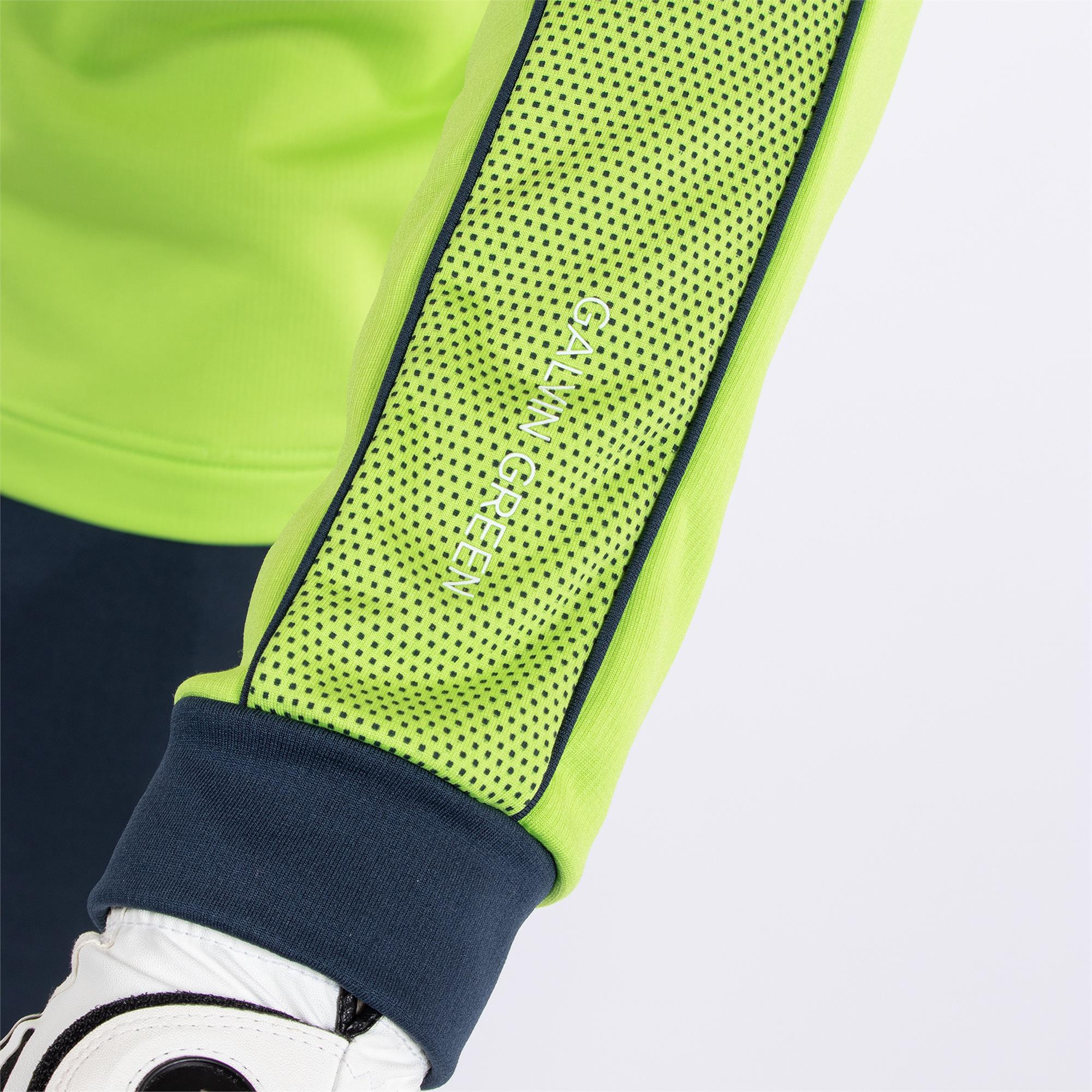 Galvin Green Daxton Insula Golf Pullover Lime/Navy/White