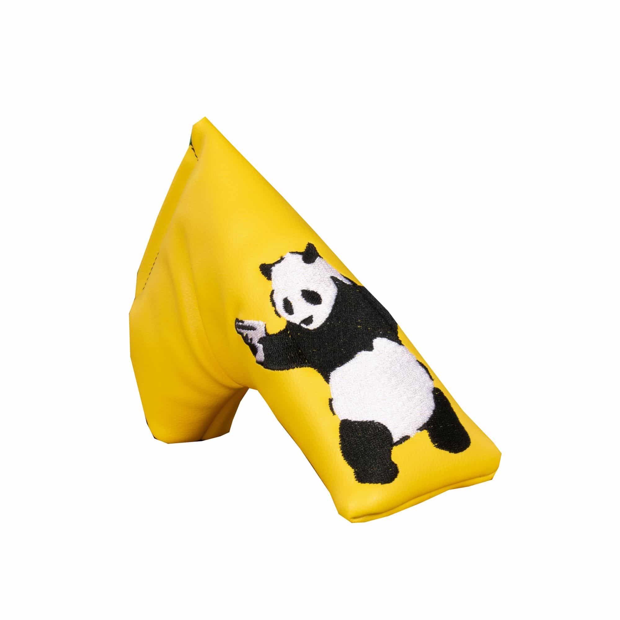 Banksy Bad Panda Blade Putter Headcover Yellow