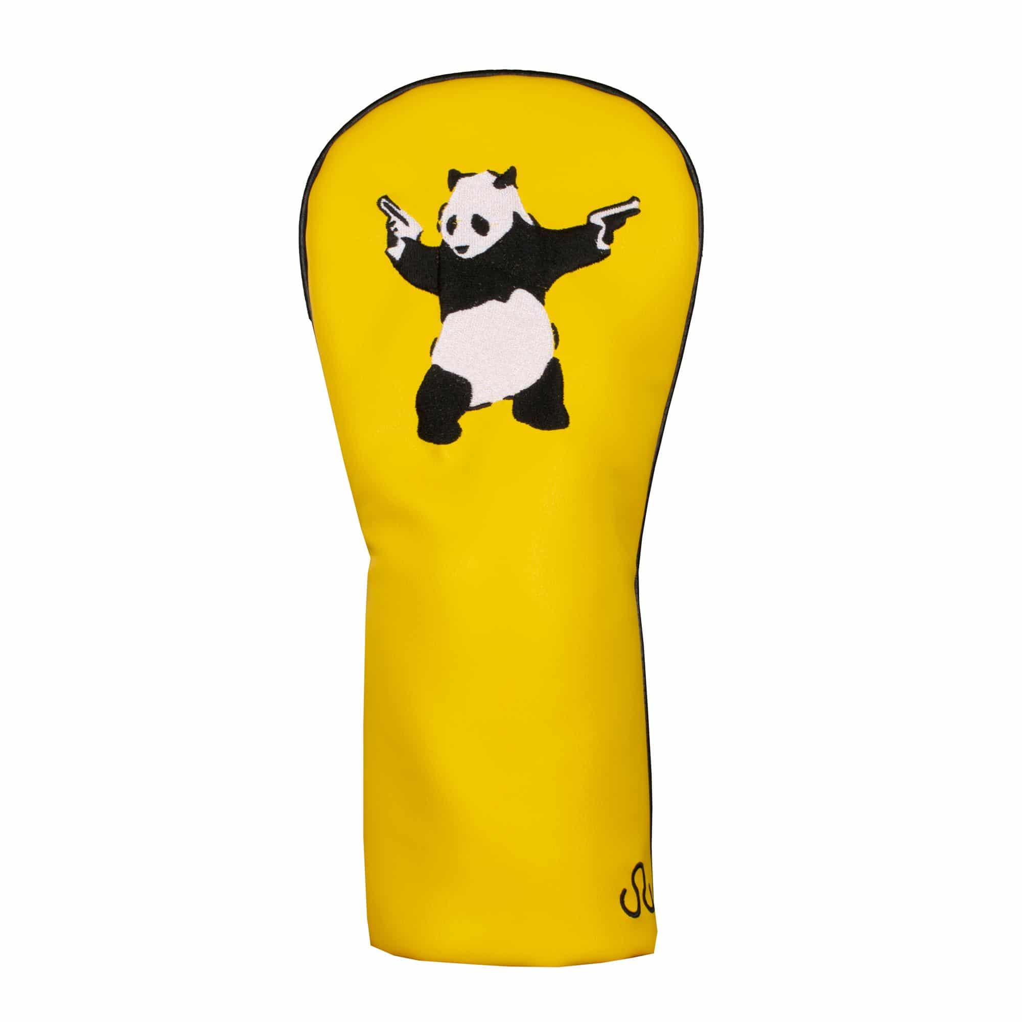 Banksy Bad Panda Driver Headcover Yellow