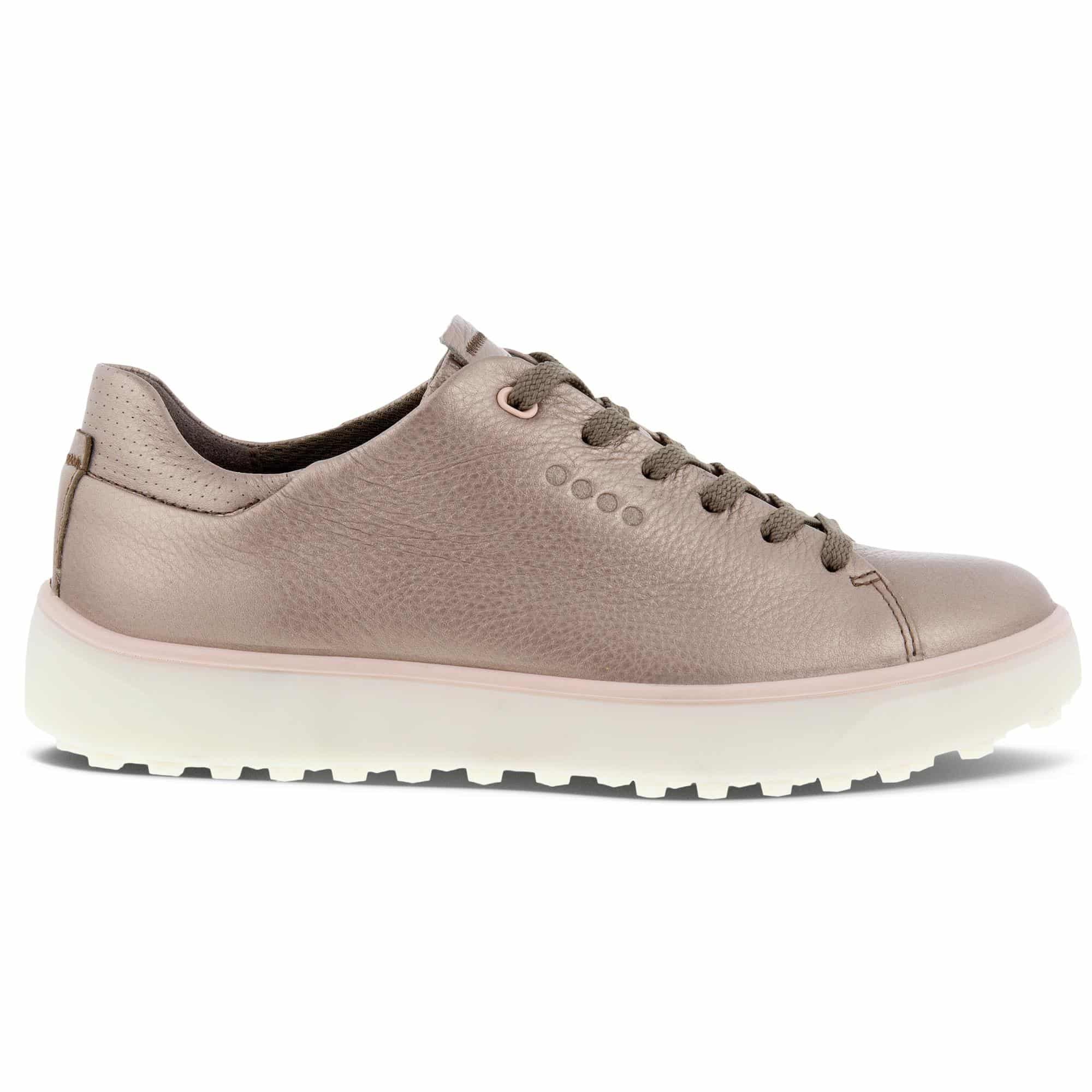 Ecco Golf Tray Ladies Golf Shoe Warm Grey