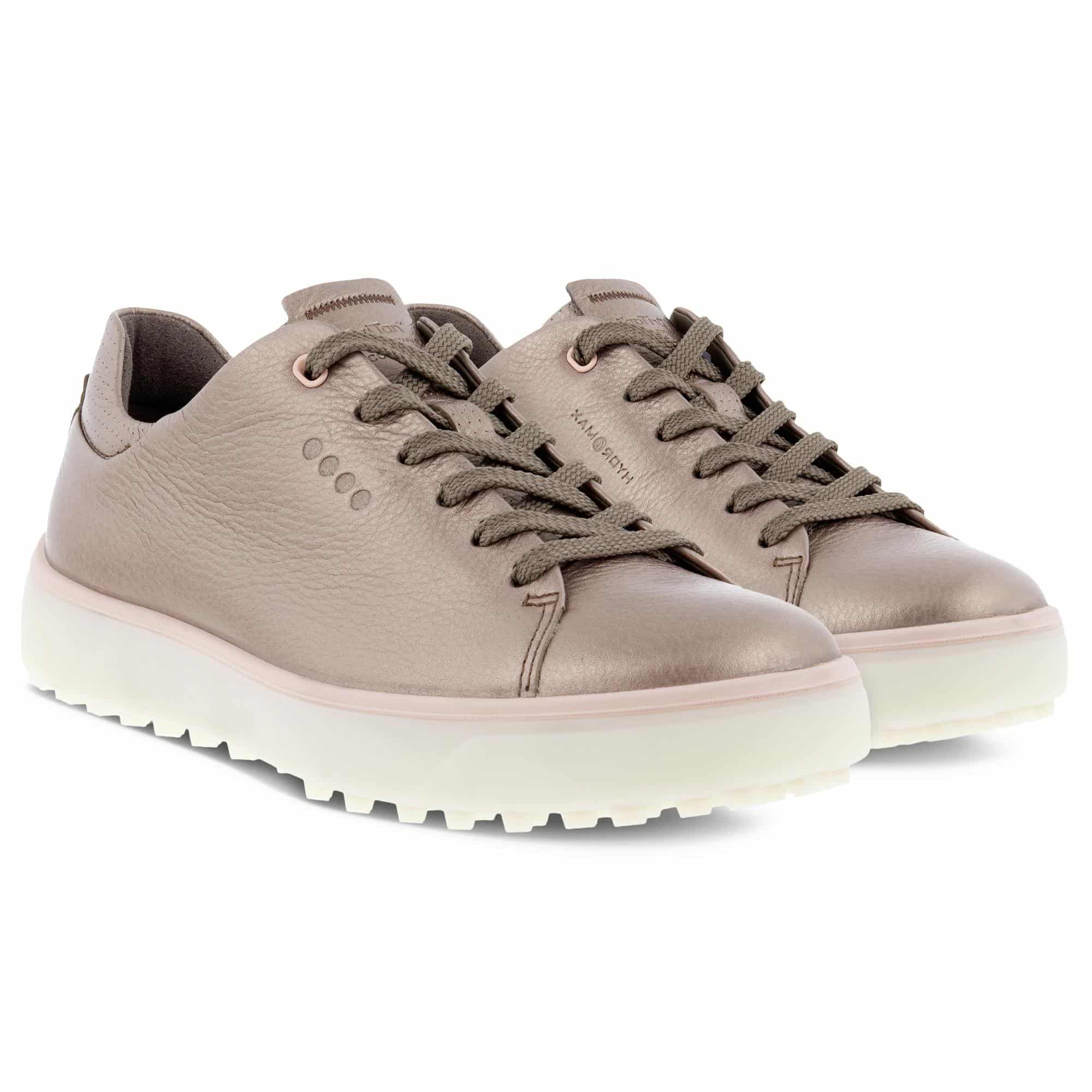 Ecco Golf Tray Ladies Golf Shoe Warm Grey
