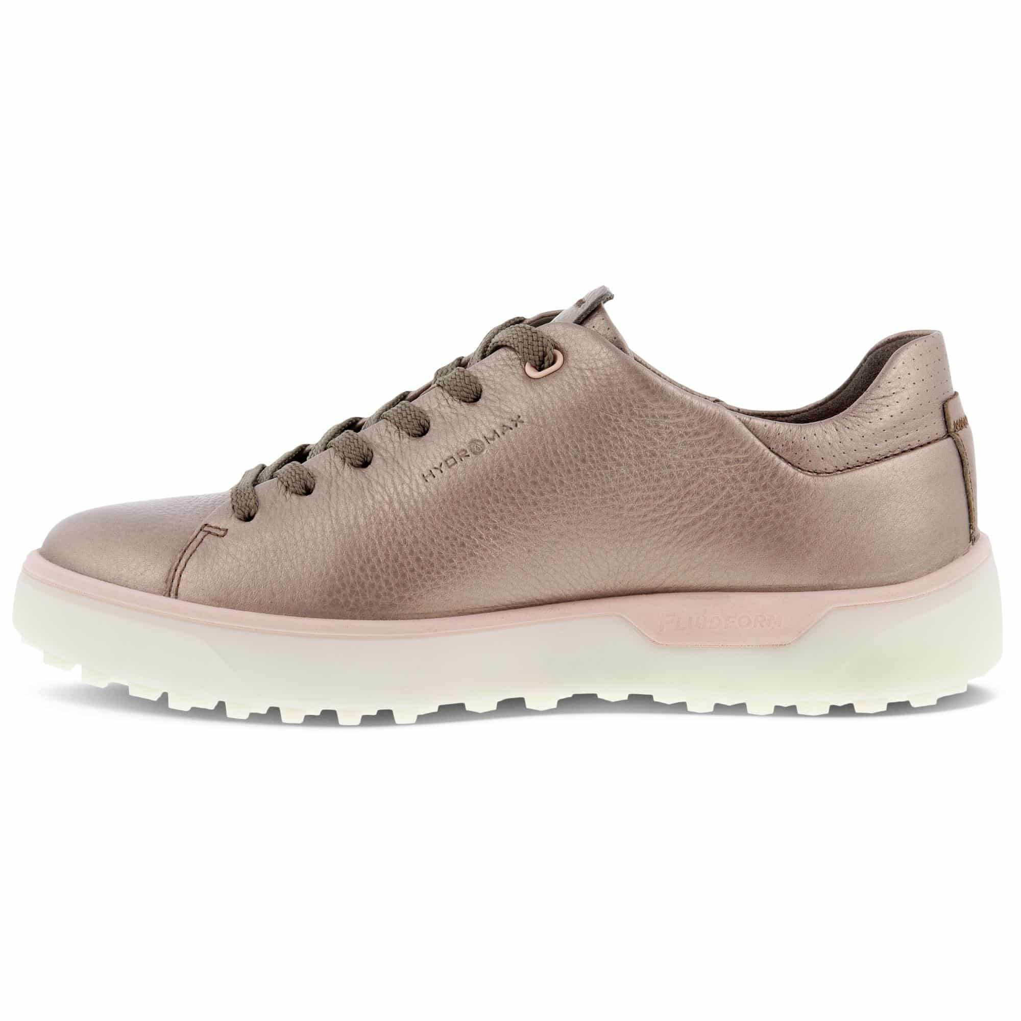 Ecco Golf Tray Ladies Golf Shoe Warm Grey