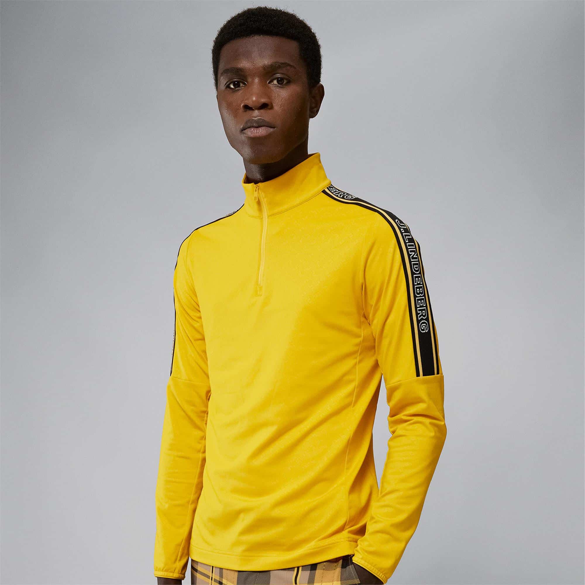 J Lindeberg William Print Mid Layer Daylily