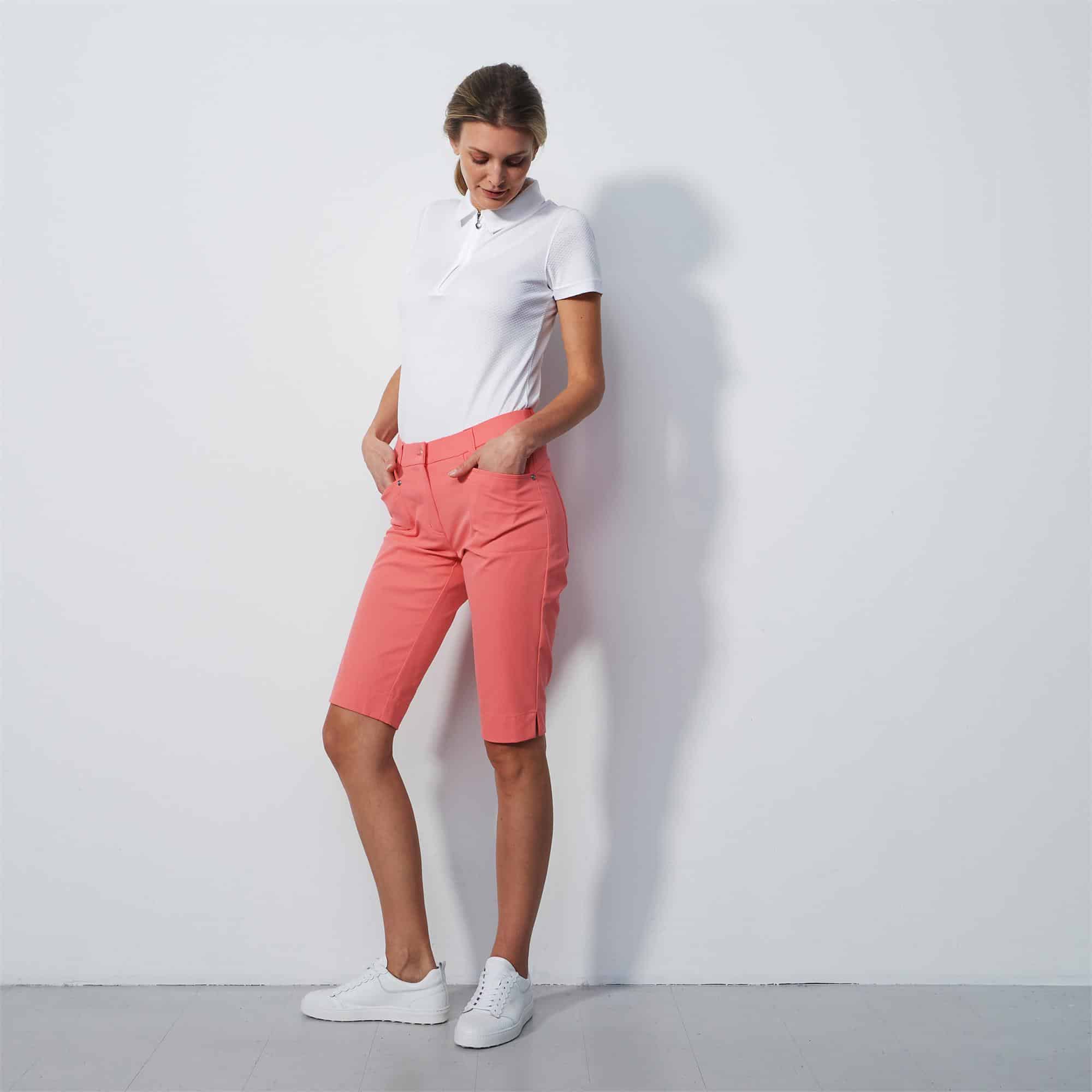 Daily Sports Lyric Ladies Golf City Shorts Coral 62cm