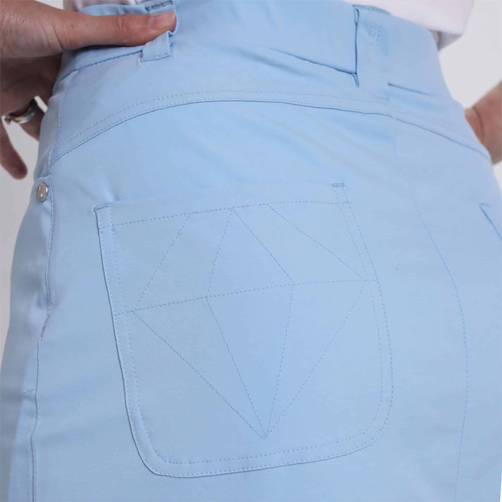 Pure Golf Calm Ladies Golf Skort Pale Blue 50CM