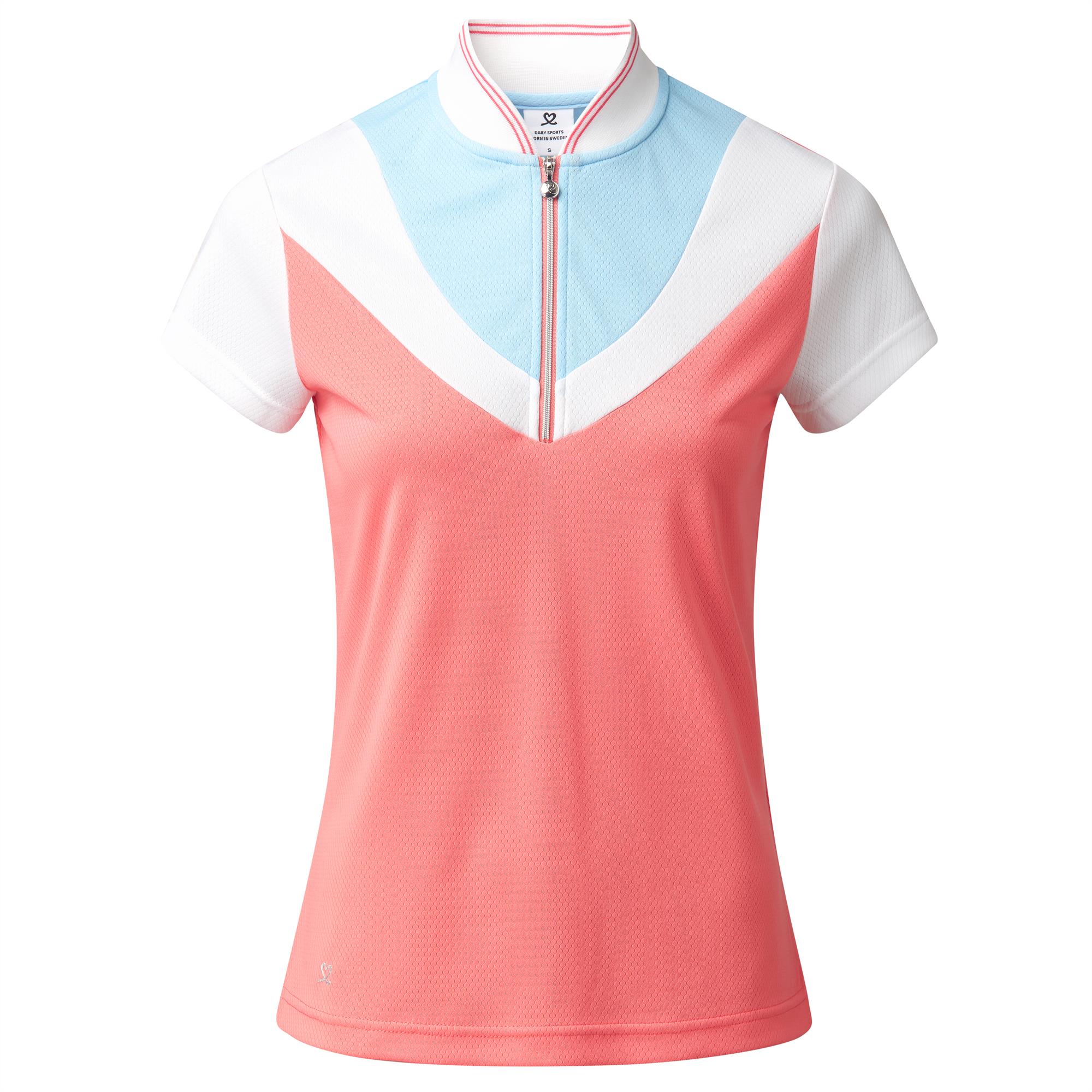 Daily Sports Torcy Ladies Golf Polo Shirt Coral