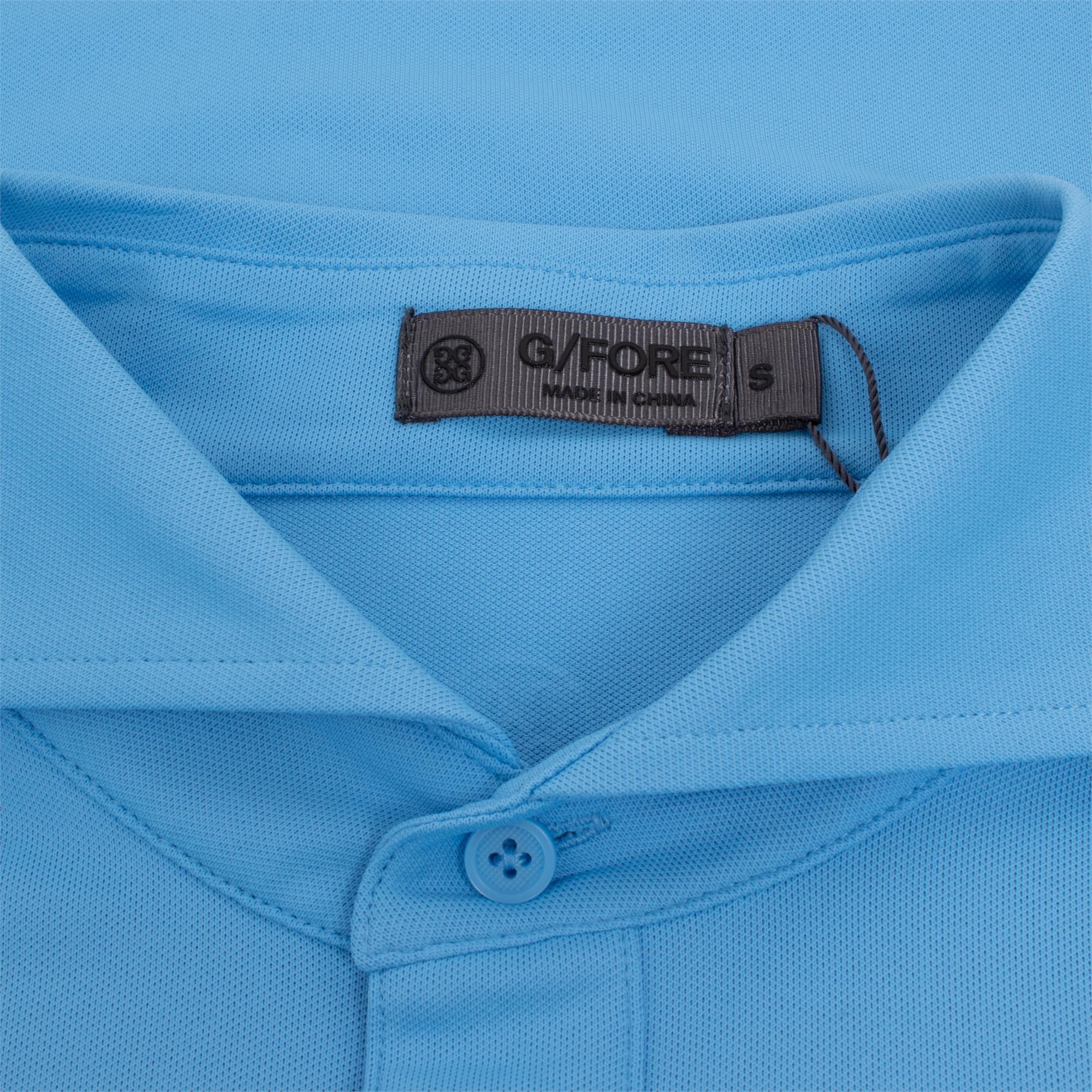 G/FORE Essential Tech Pique Mens Polo Shirt Cielo