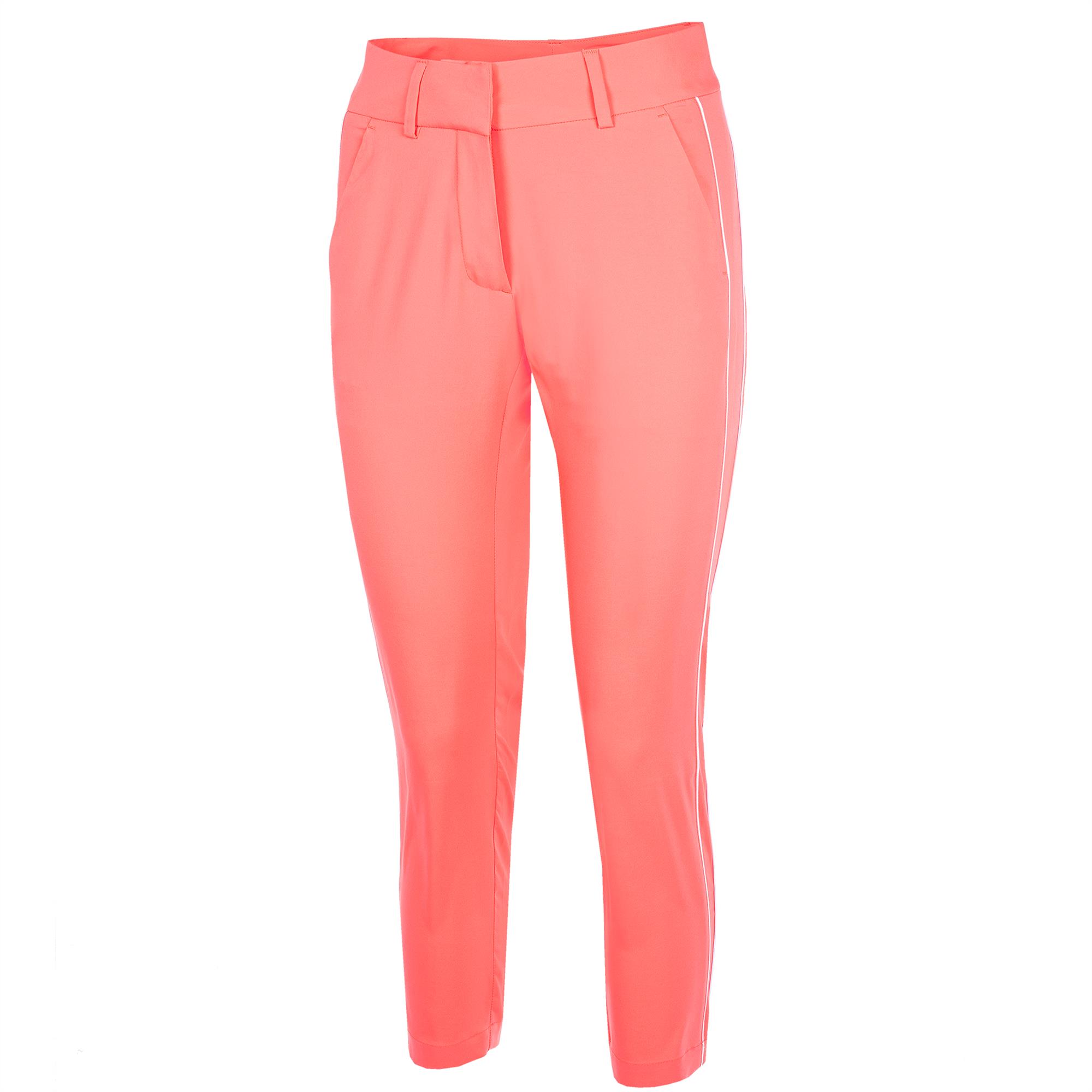 Galvin Green Nicole Ladies Golf Trousers Coral/Cool Grey