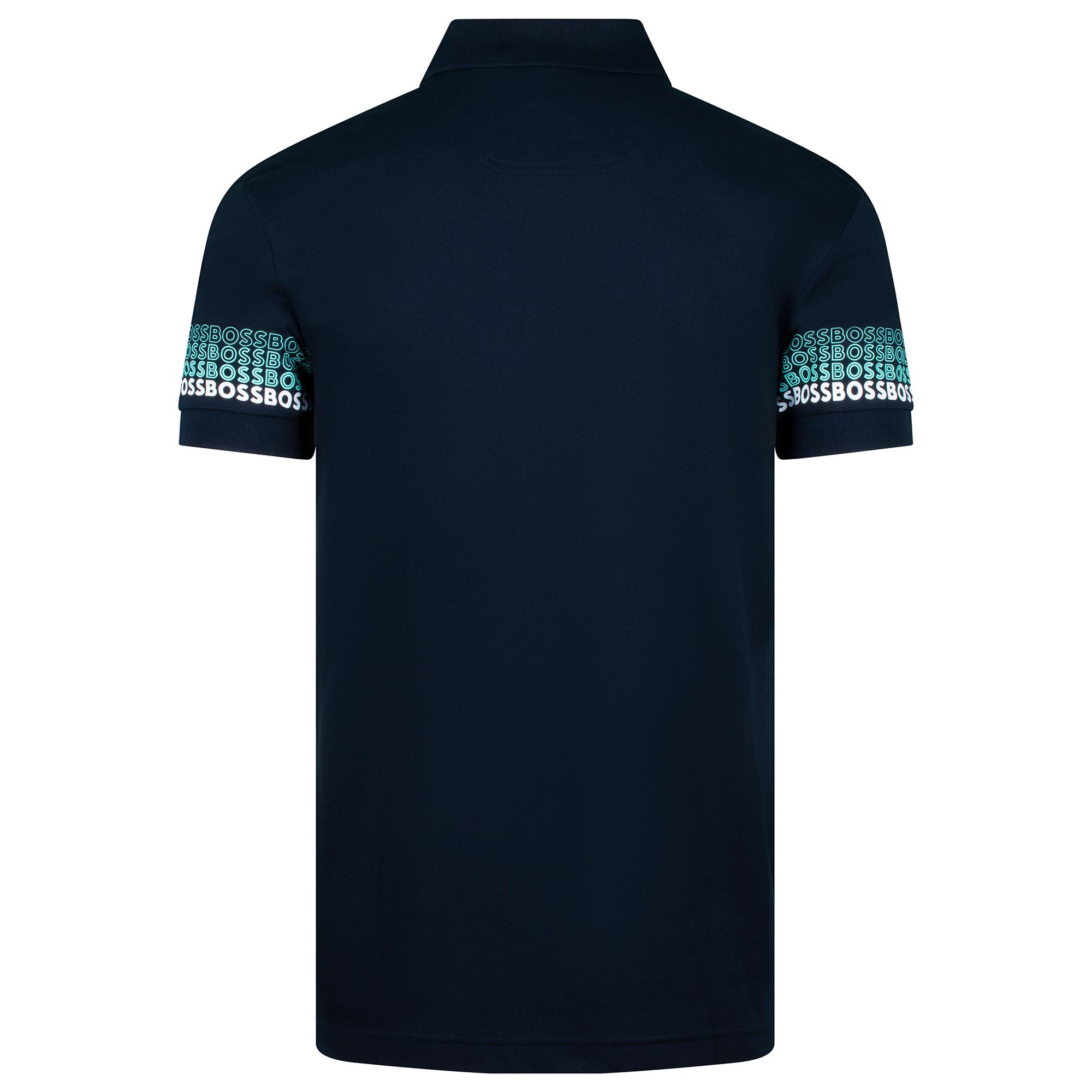 BOSS Paddy 2 Regular Fit Polo Dark Blue