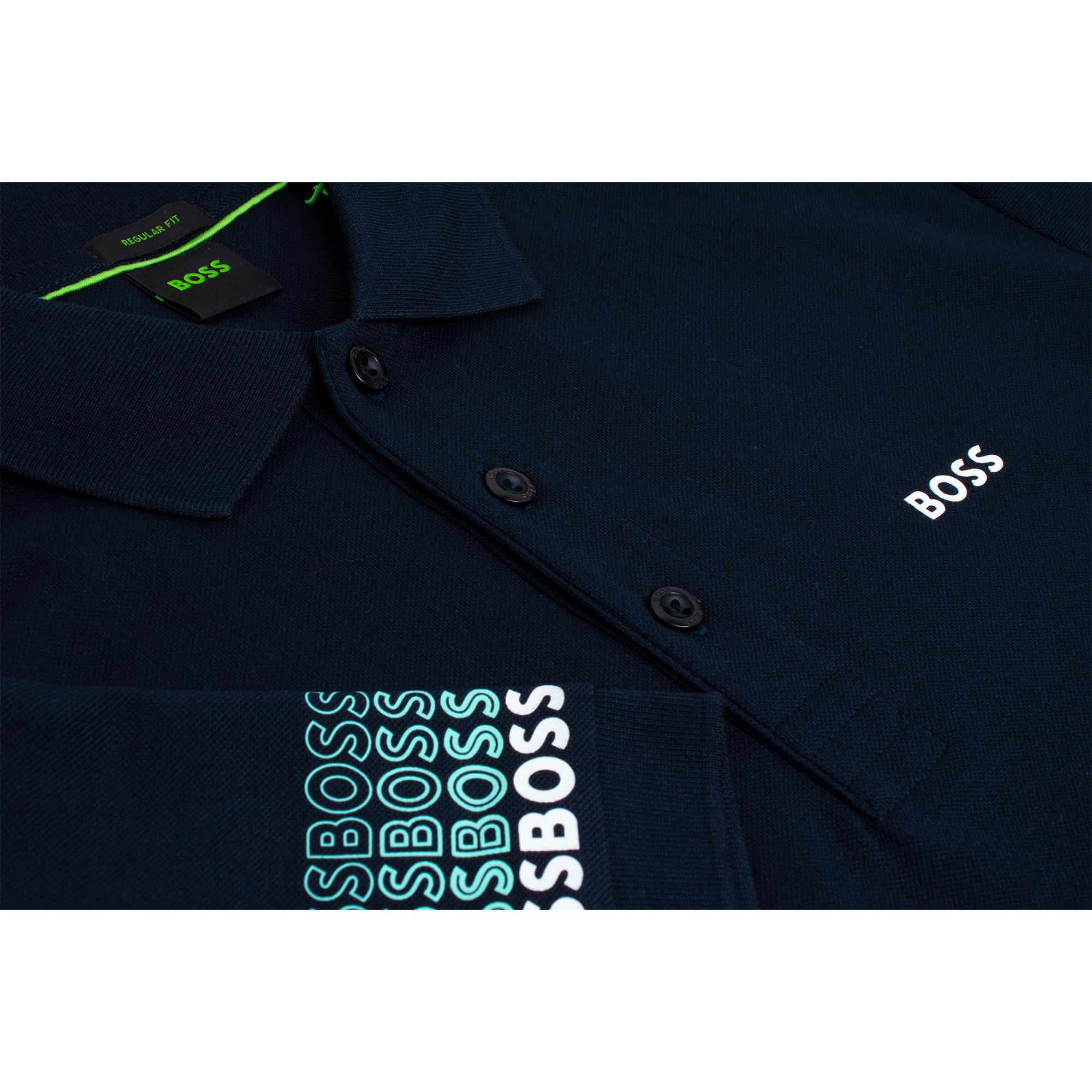 BOSS Paddy 2 Regular Fit Polo Dark Blue