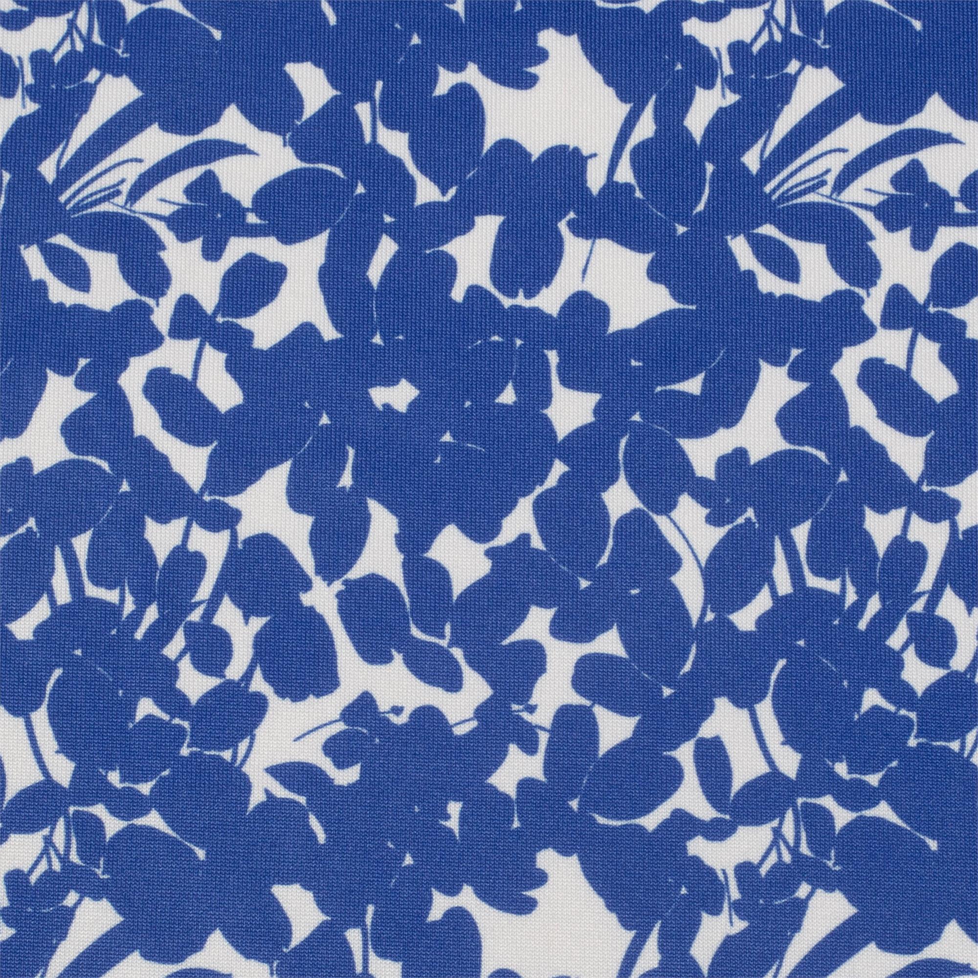 Green Lamb Mary Printed Panel Ladies Sleeveless Golf Polo Shirt White/Floral