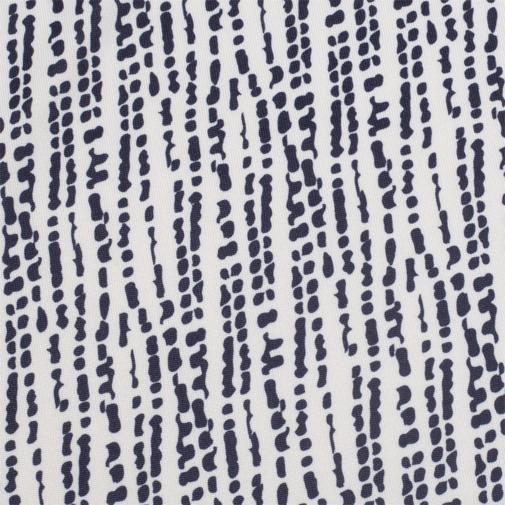 Green Lamb Mary Printed Panel Ladies Sleeveless Golf Polo Shirt White/Waterfall