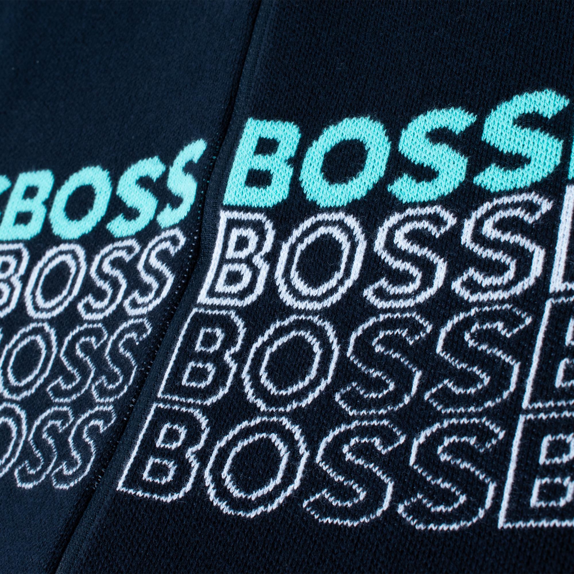 Boss Zightek Full Zip Knit Sweatshirt Dark Blue