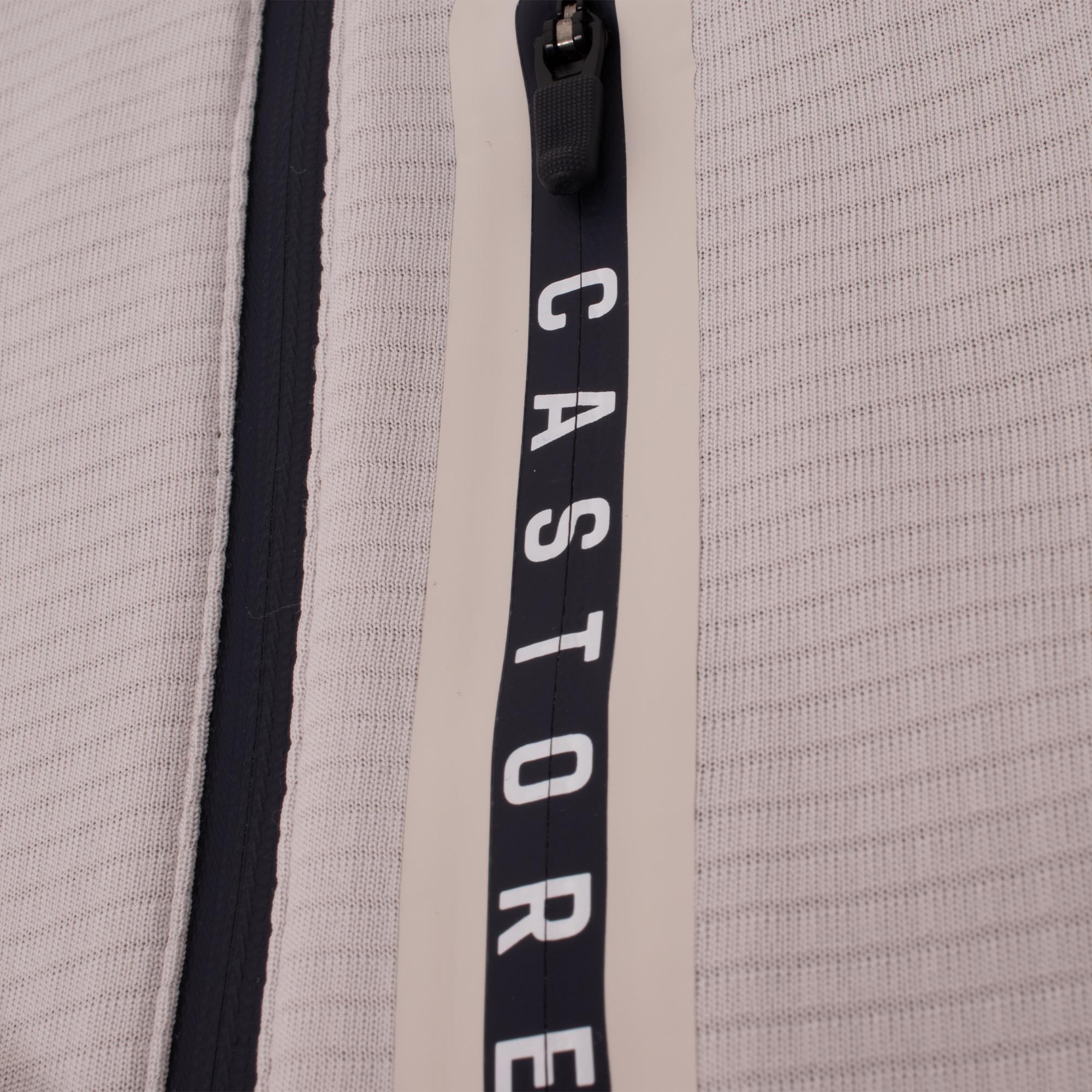 Castore Soft Shell Tech 1/2 Zip Mens Golf Mid Layer Stone Grey
