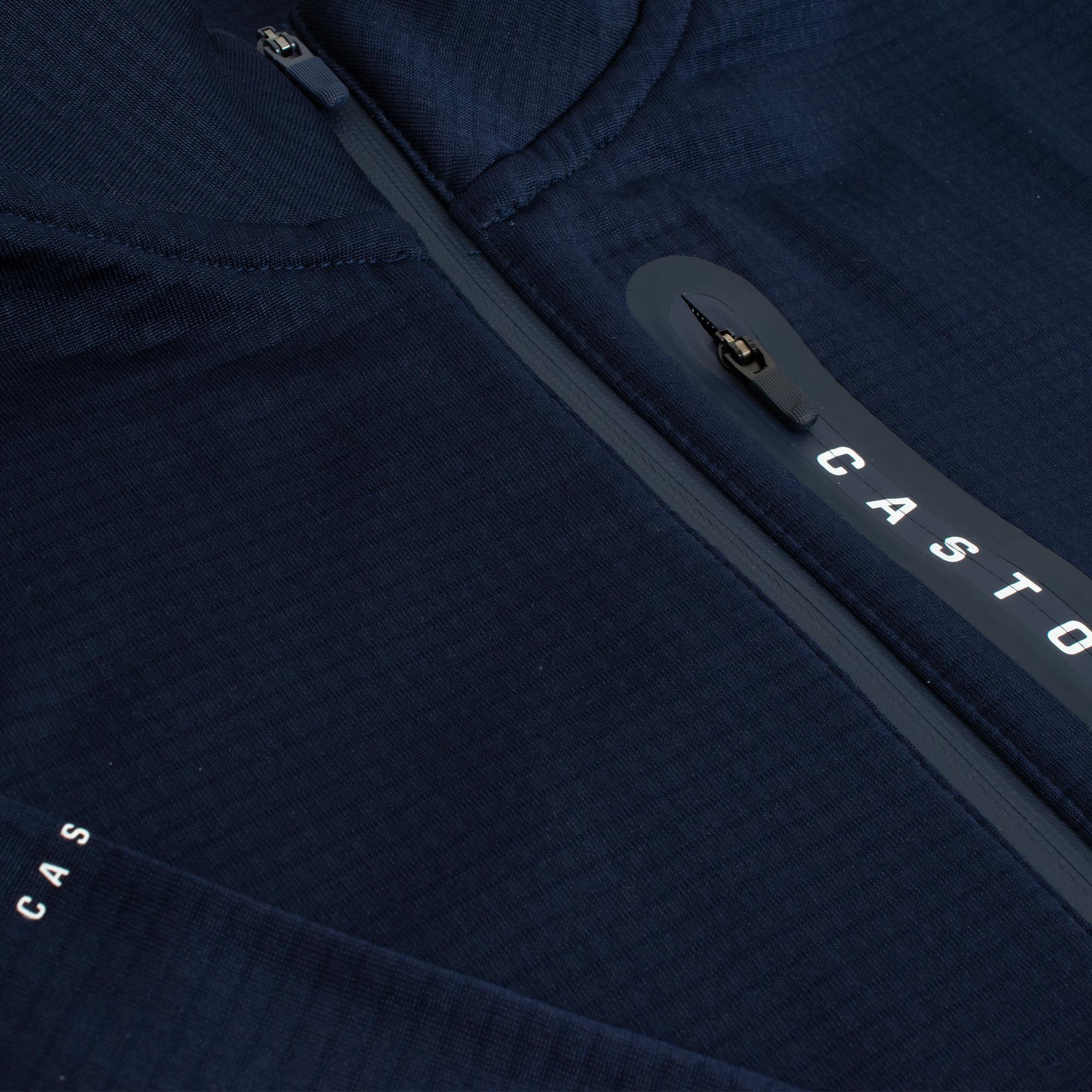 Castore Soft Shell Tech 1/2 Zip Mens Golf Mid Layer Midnight Navy