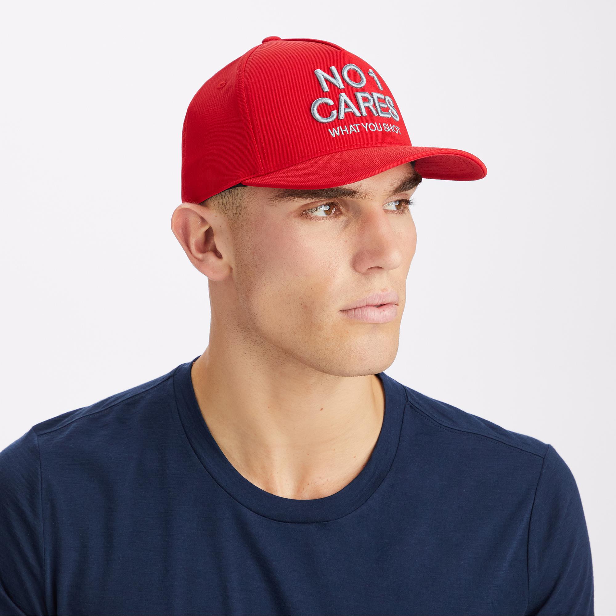 G/FORE NO 1 Cares What You Shot Snapback Cap Poppy