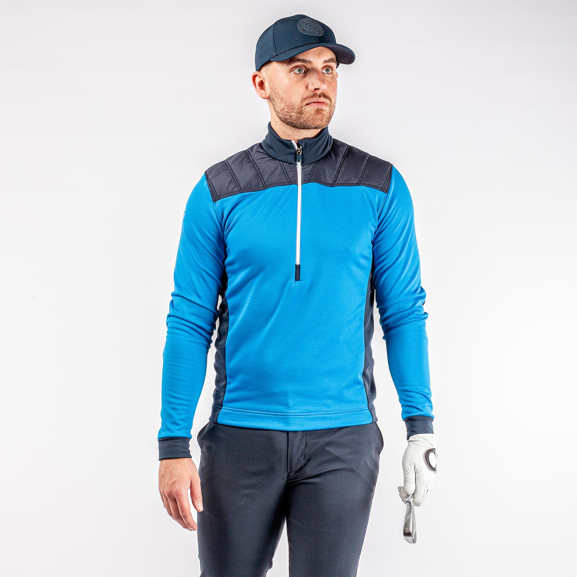 Galvin Green Durante Insula Mens Golf Mid Layer Blue/Navy/White