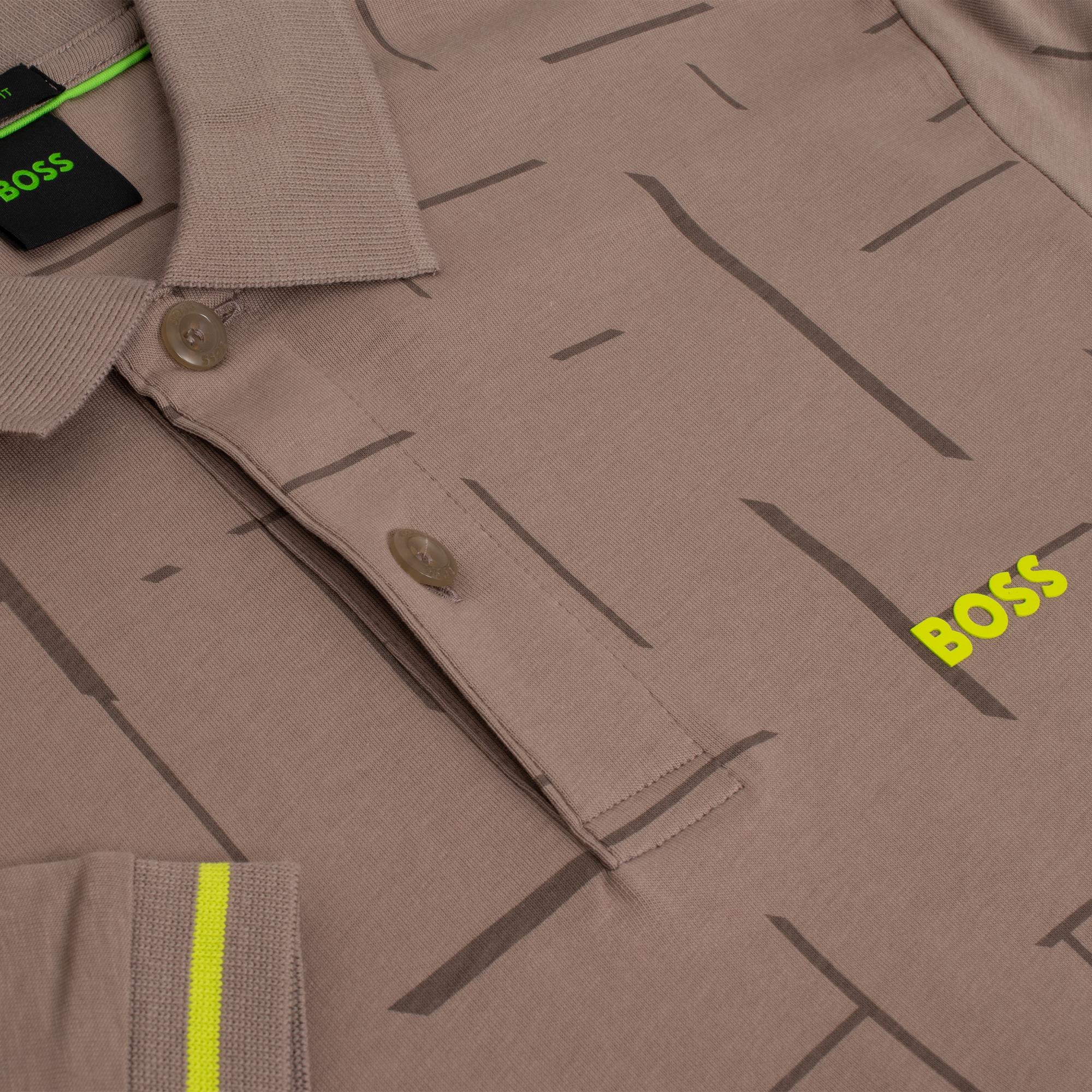 Boss Paddy 2 Mens Polo Shirt Light Pastel Green