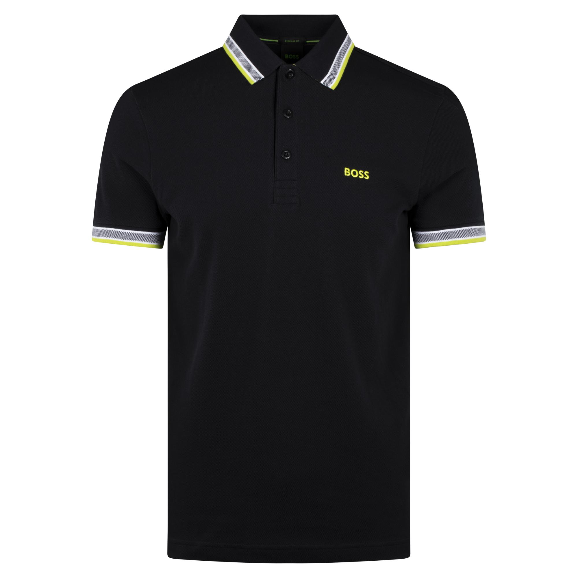 Boss Paddy Mens Polo Shirt Charcoal