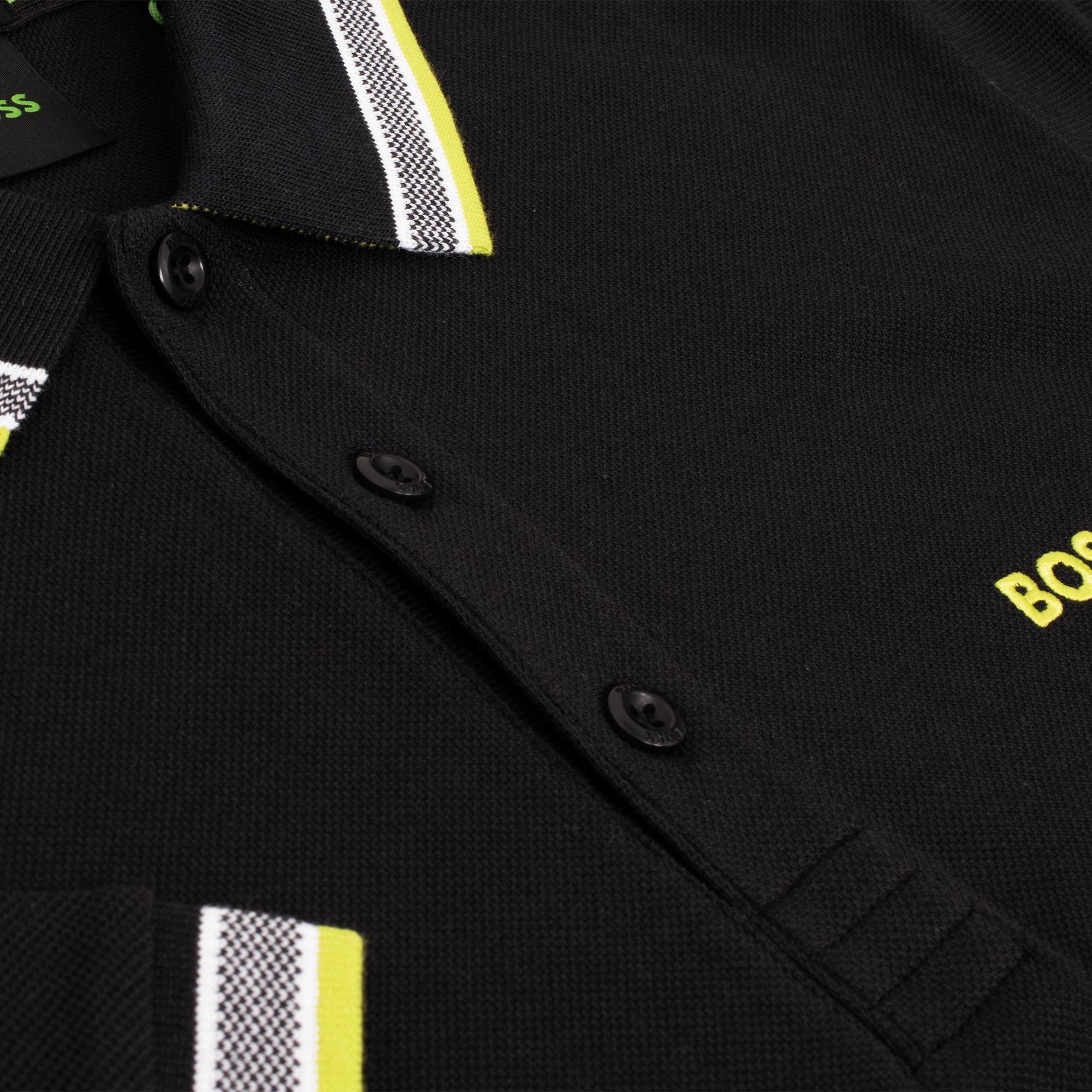 Boss Paddy Mens Polo Shirt Charcoal