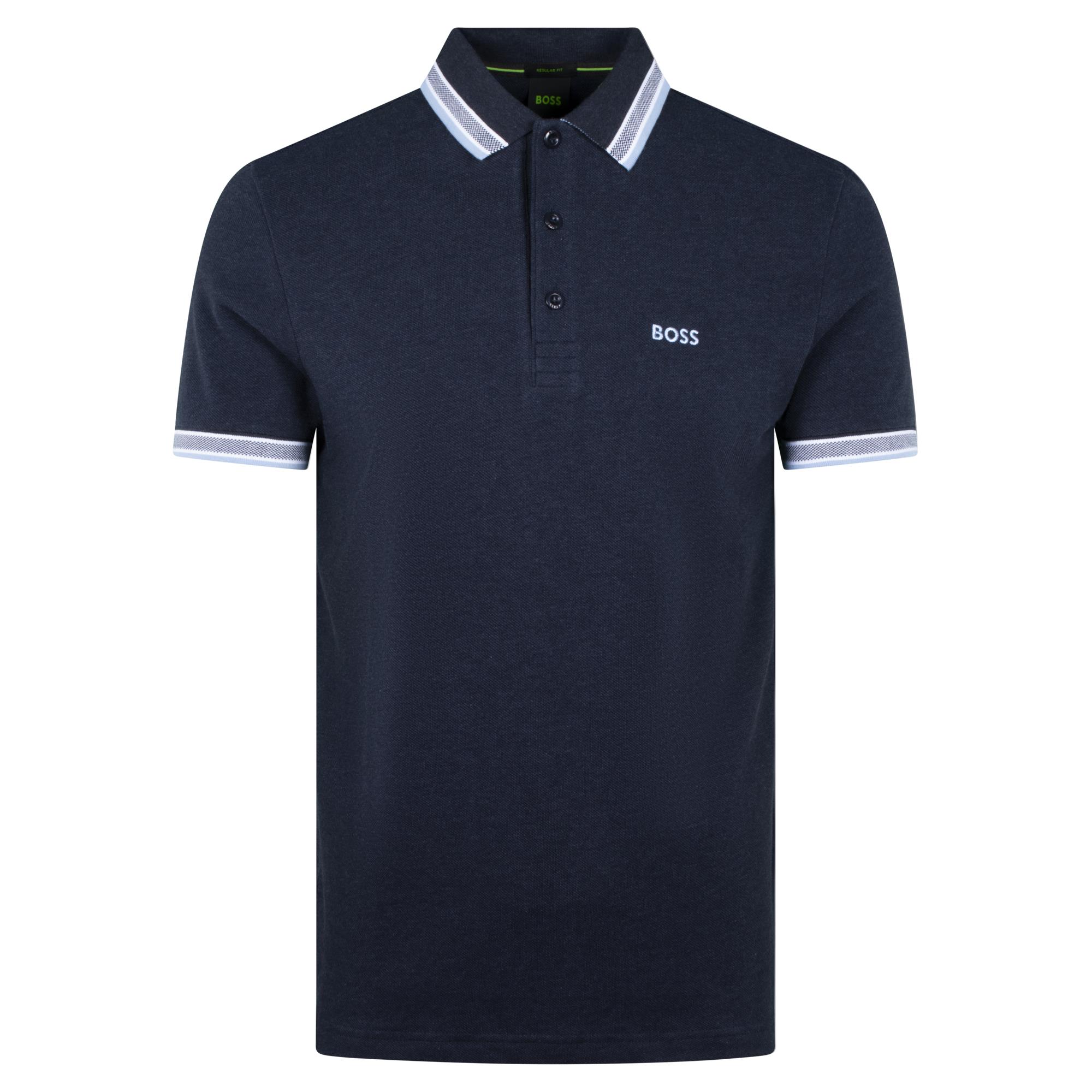 Boss Paddy Mens Polo Shirt Navy