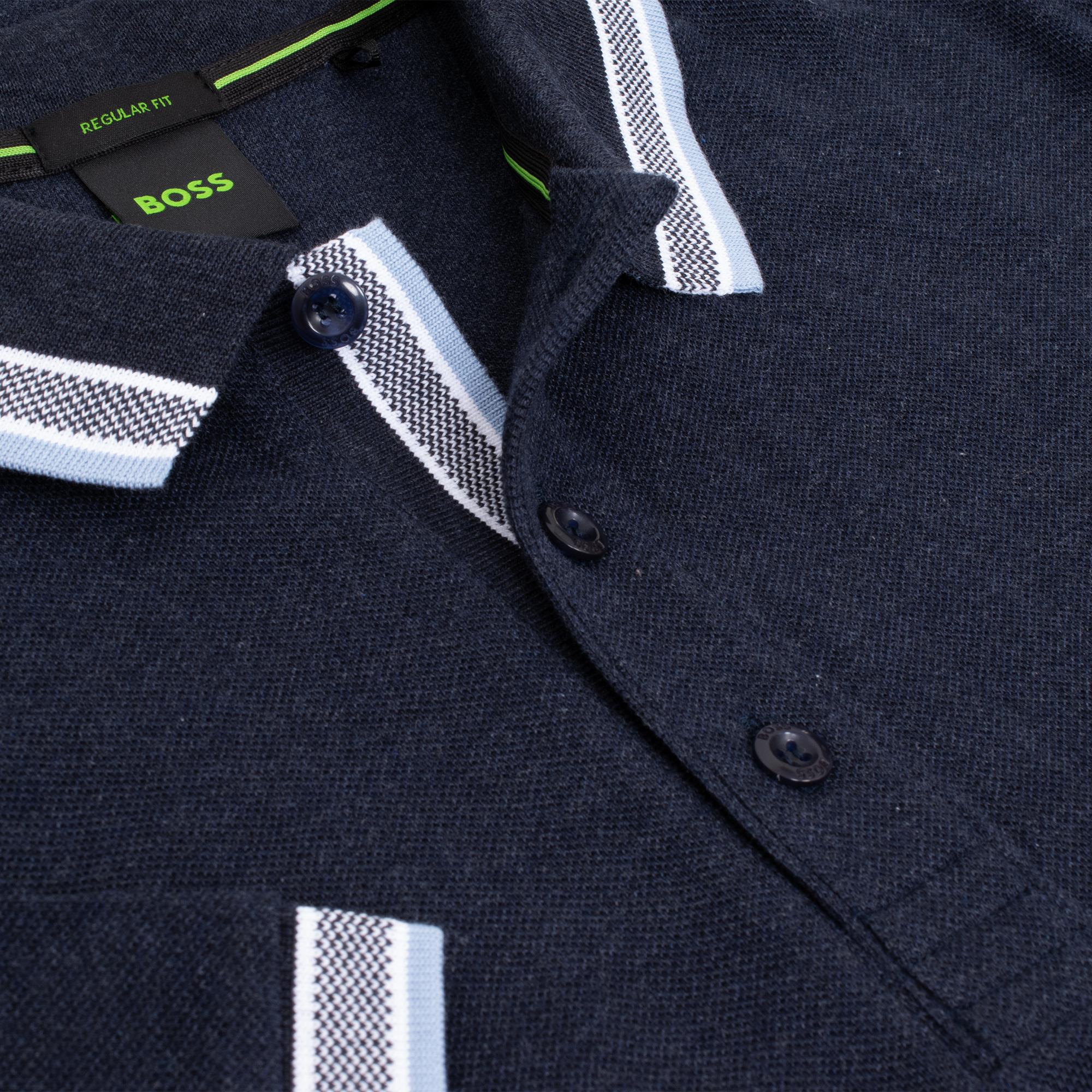 Boss Paddy Mens Polo Shirt Navy