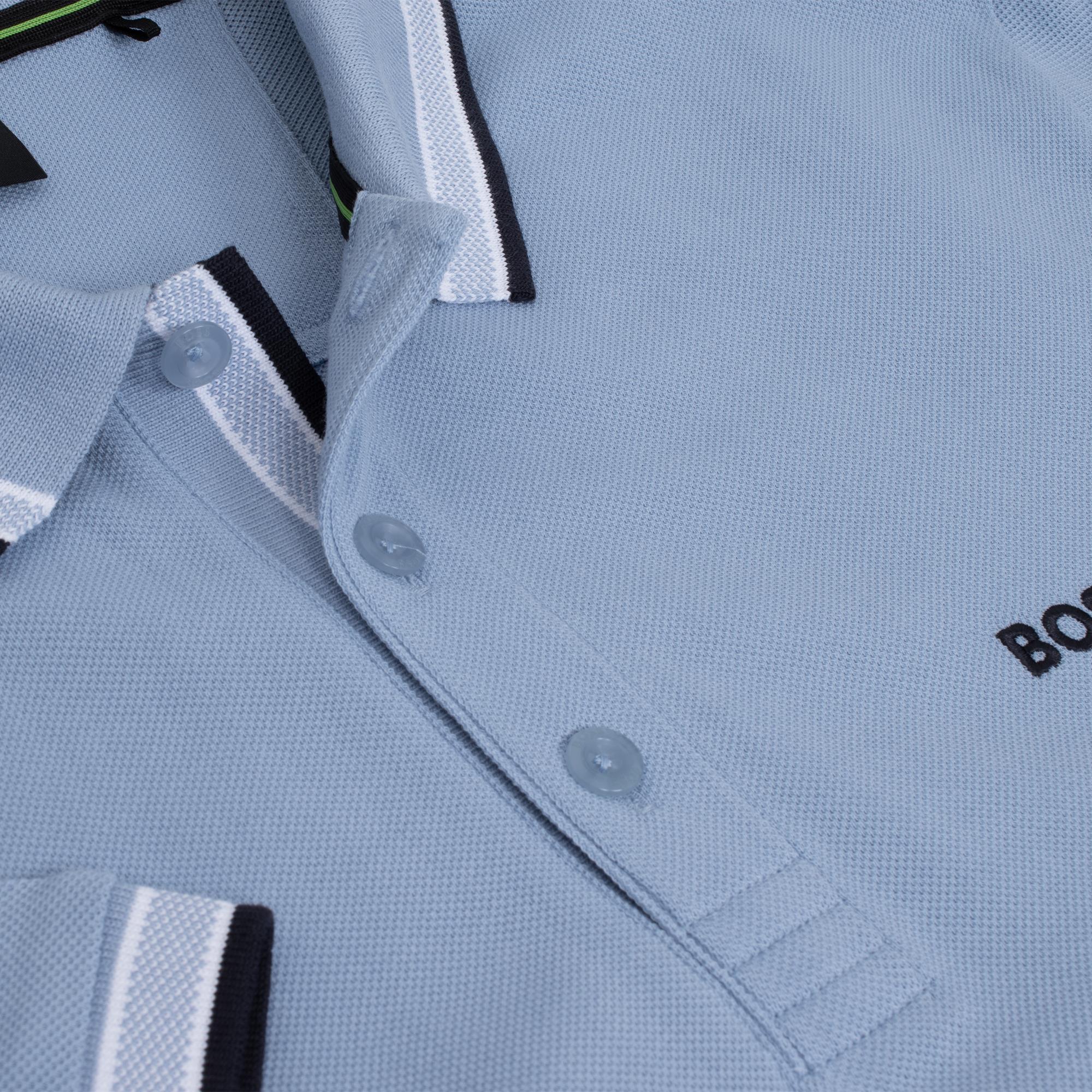 Boss Paddy Mens Polo Shirt Blue