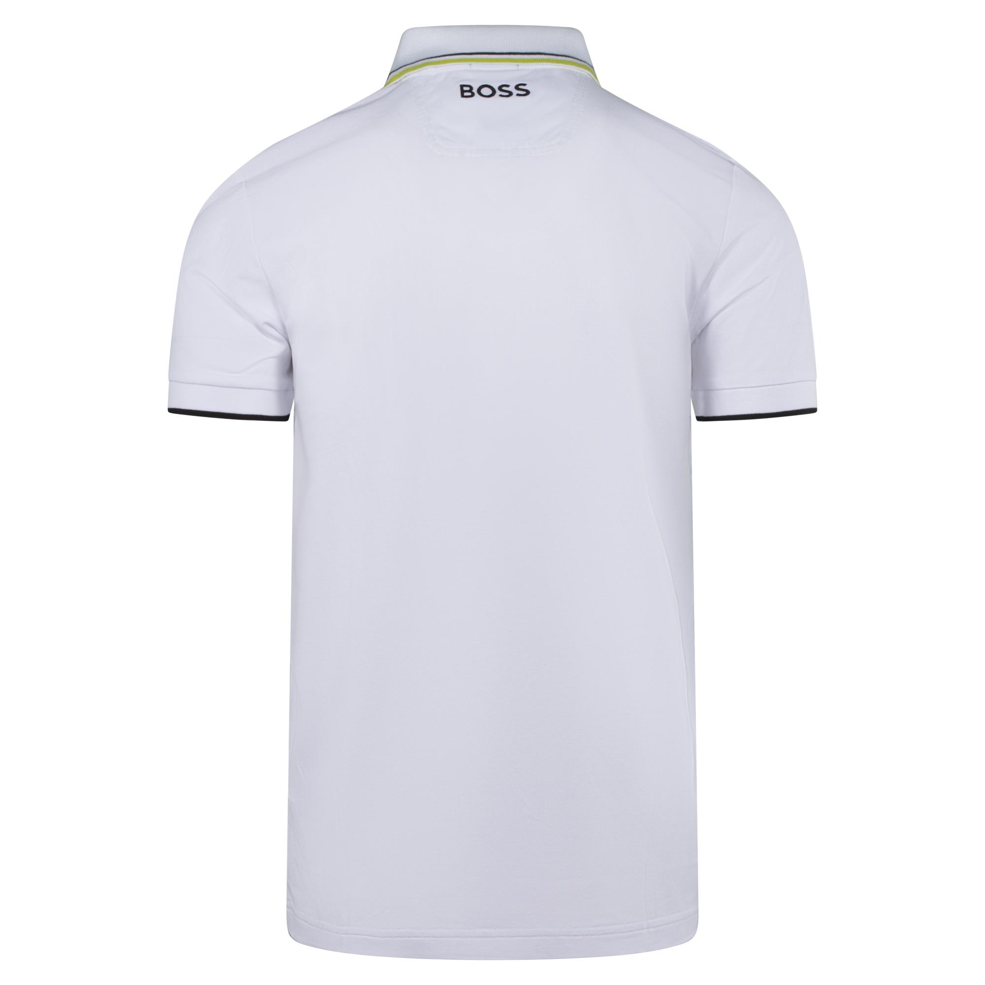 Boss Paddy Pro Mens Polo Shirt White